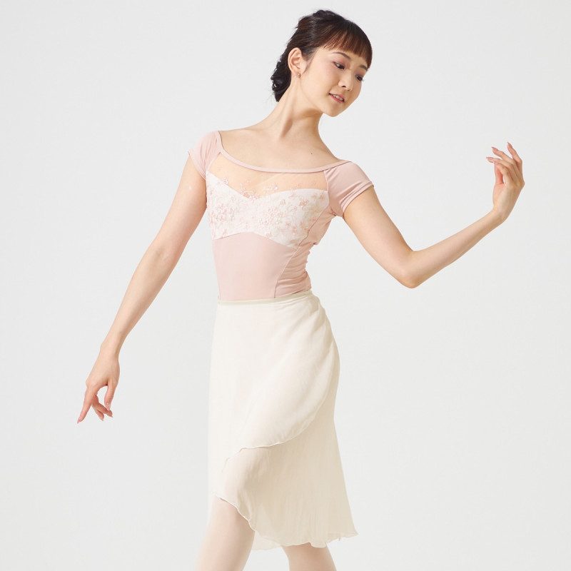 Nela ライン】キャップスリーブレオタード 商品ページ | チャコット