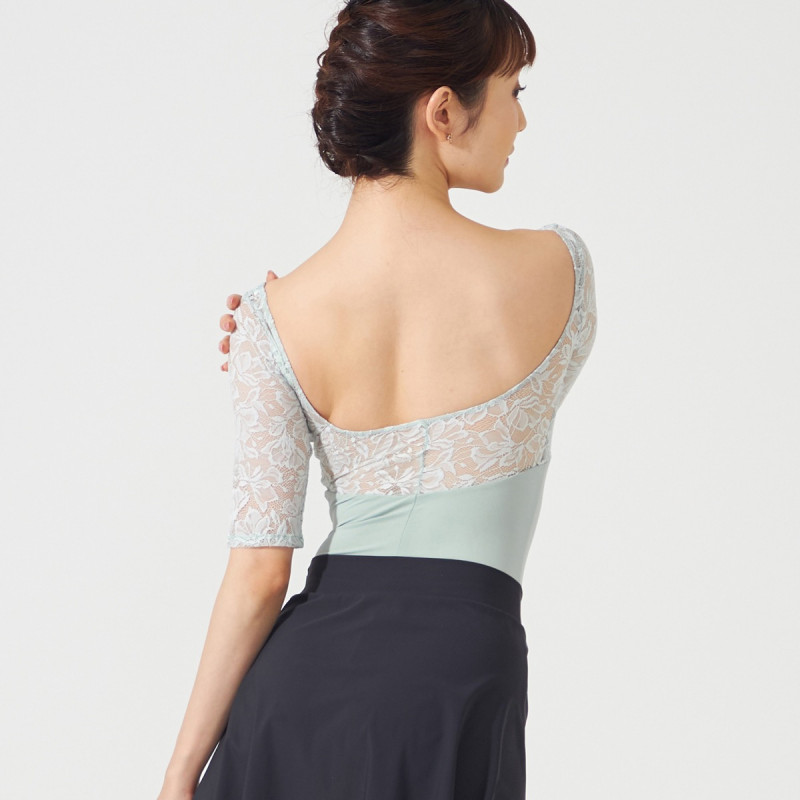 チャコット　Nelaライン　ハーフスリーブレオタード　レディースM Nela ライン】ハーフスリーブレオタード 商品ページ | チャコット