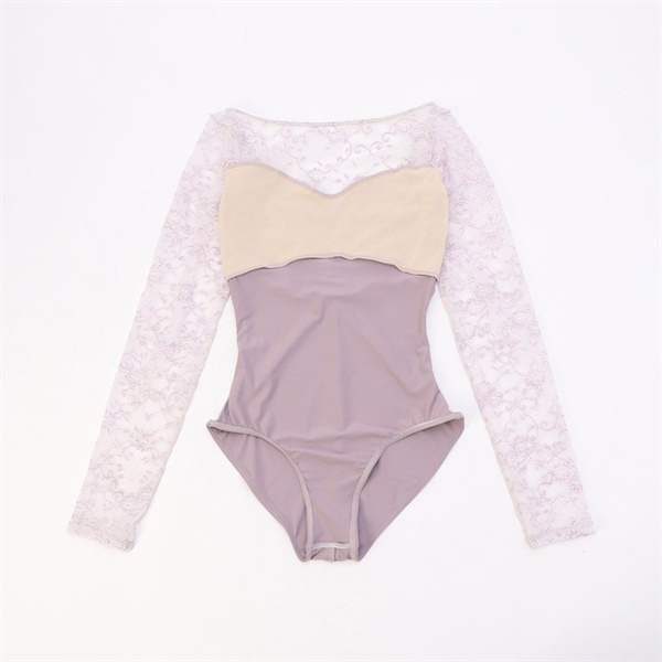 Nela ライン】ロングスリーブレオタード 商品ページ | チャコット
