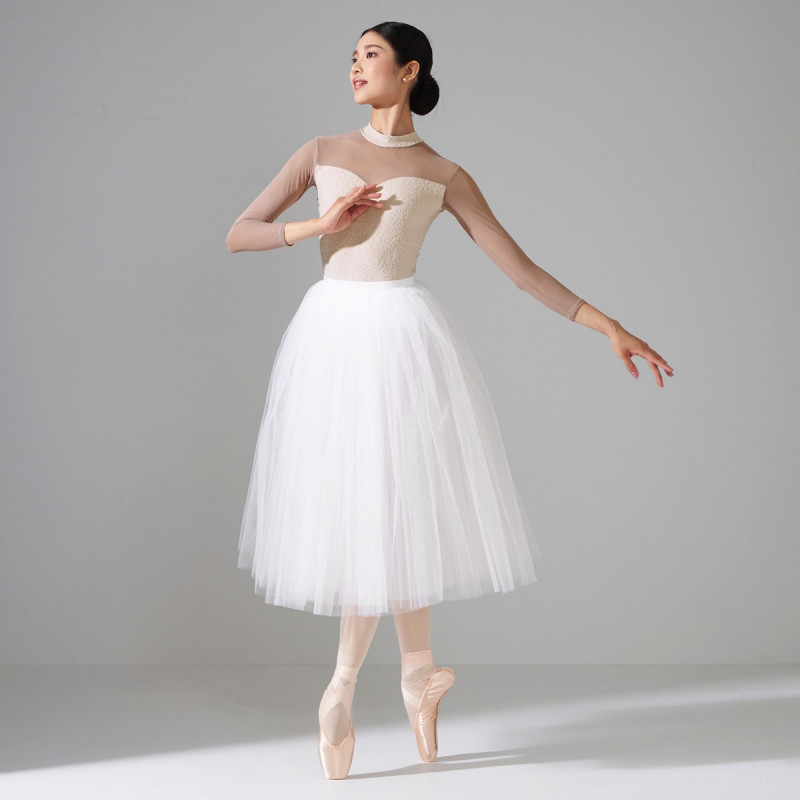 チャコット　衣装　ロマンティックチュチュ　size5 白　発表会　コンクール リーズ スポーツ チャコット 衣装 ロマンティックチュチュ size5 白