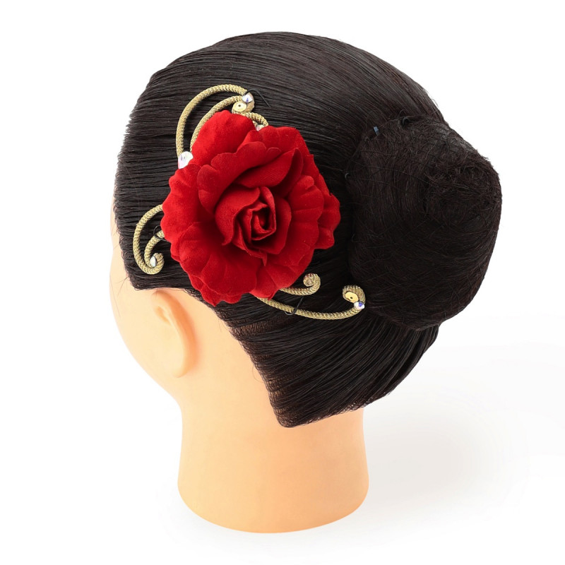 バレエ　Chacott　髪飾り　バラ バラ(サイドパーツ付) 商品ページ | チャコットオンラインショップ