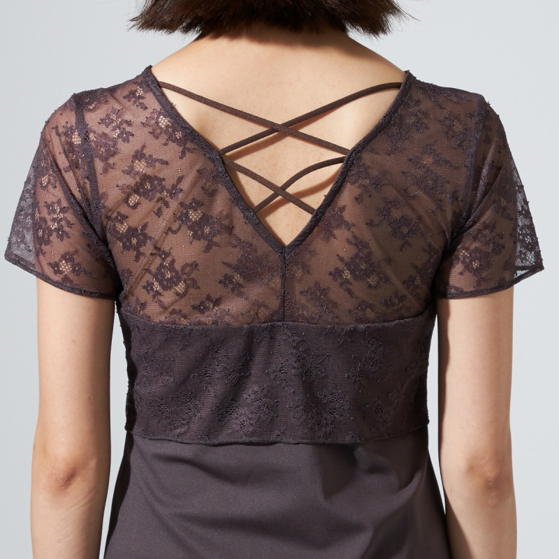 ☆レースコンビレースアップトップ 商品ページ | チャコットオンライン