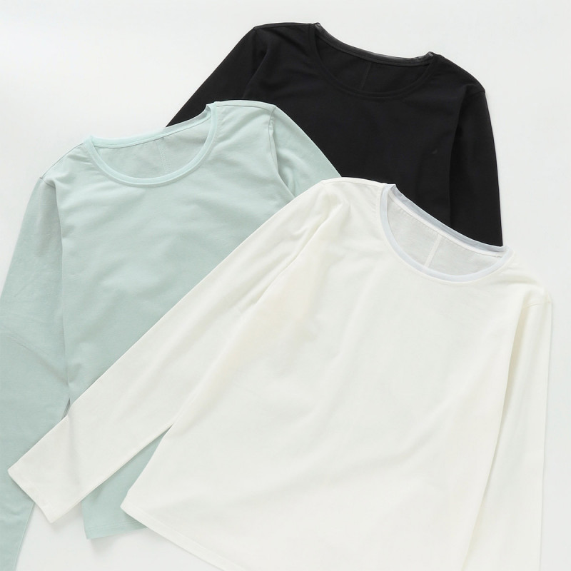 ☆チュールアクセント長袖Tシャツ 商品ページ | チャコットオンライン