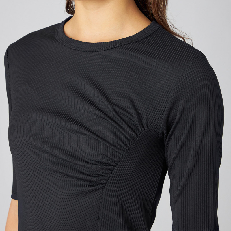 ☆リブ5分袖Tシャツ 商品ページ | チャコットオンラインショップ