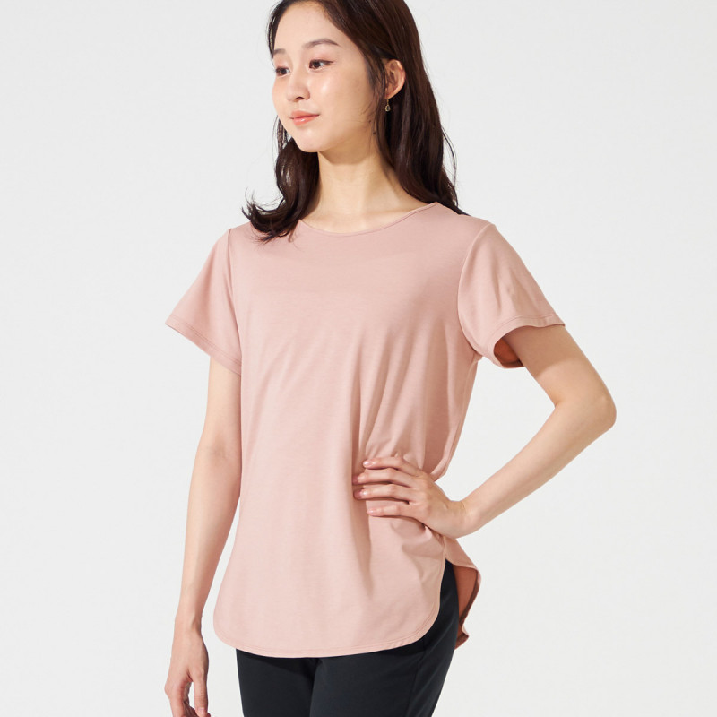 バッククロスアクセントTシャツ 商品ページ | チャコットオンライン