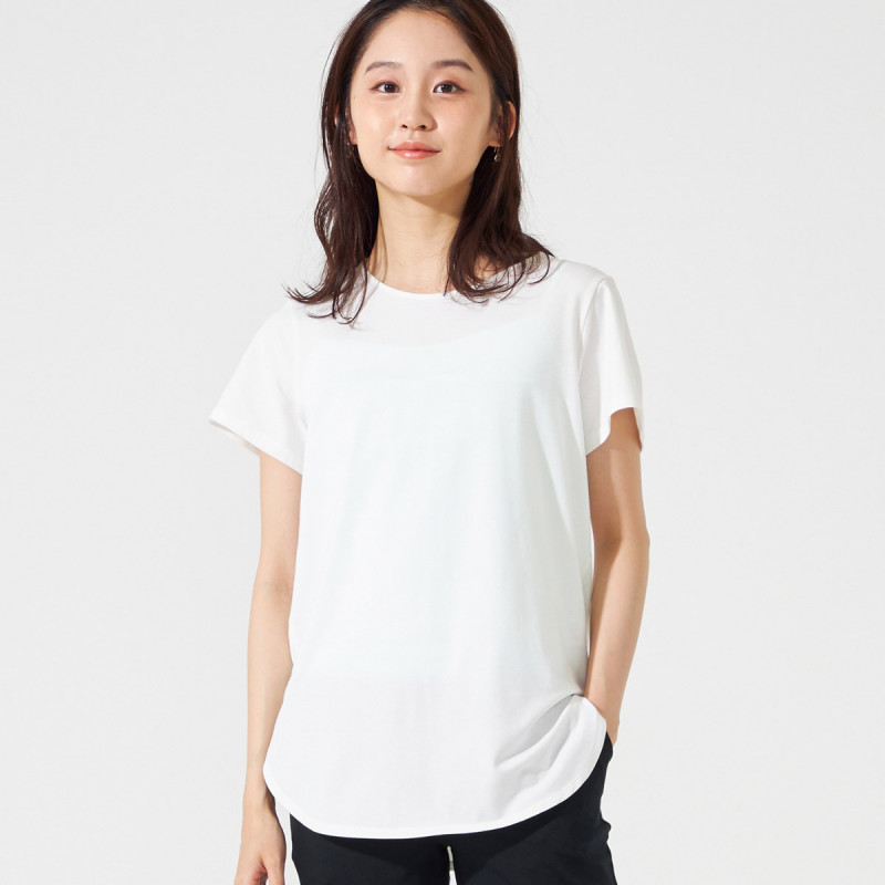 バッククロスアクセントTシャツ 商品ページ | チャコットオンライン