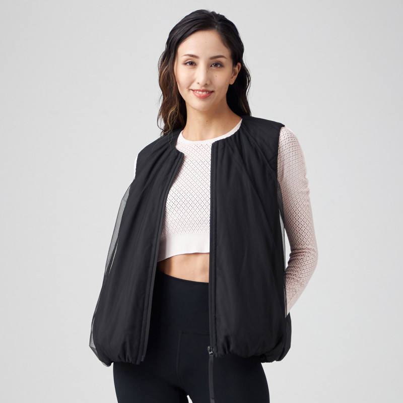 チュールコンビ中綿ベスト 商品ページ | チャコットオンラインショップ