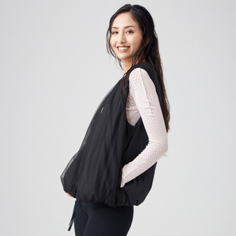 チュールコンビ中綿ベスト 商品ページ | チャコットオンラインショップ