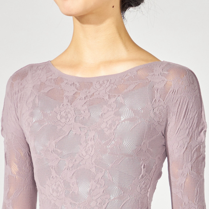 新品　チャコット ノーソーイングニット オーロラシアーレーストップ M ピンク Chacott ノーソーイングニット オーロラシアーレーストップ M ピンク