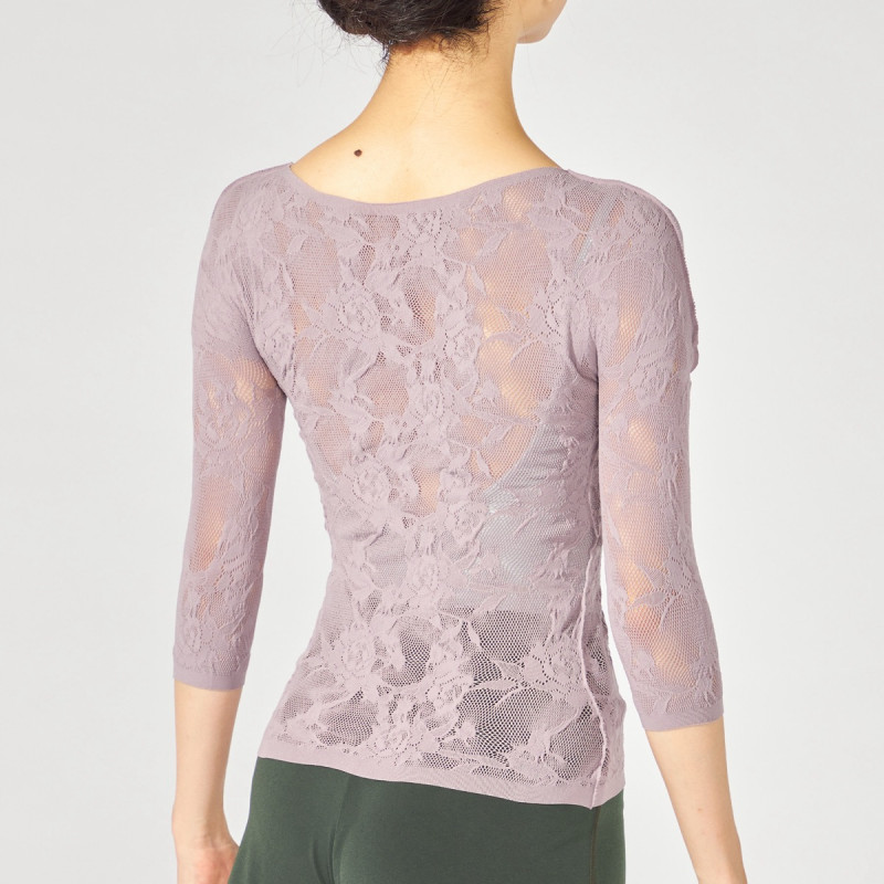 ノーソーイングニット】シアーレースボートネックトップ 商品ページ