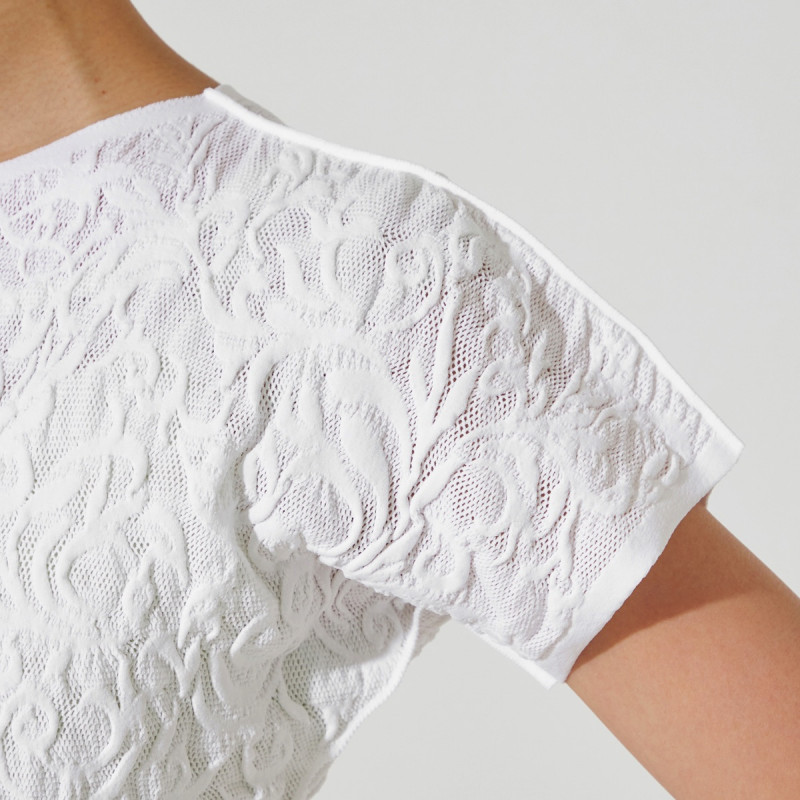 チャコットChacott ノーソーイングコンパクトTシャツ0122 M ホワイト チャコットChacott ノーソーイングコンパクトTシャツ0122 M ホワイト