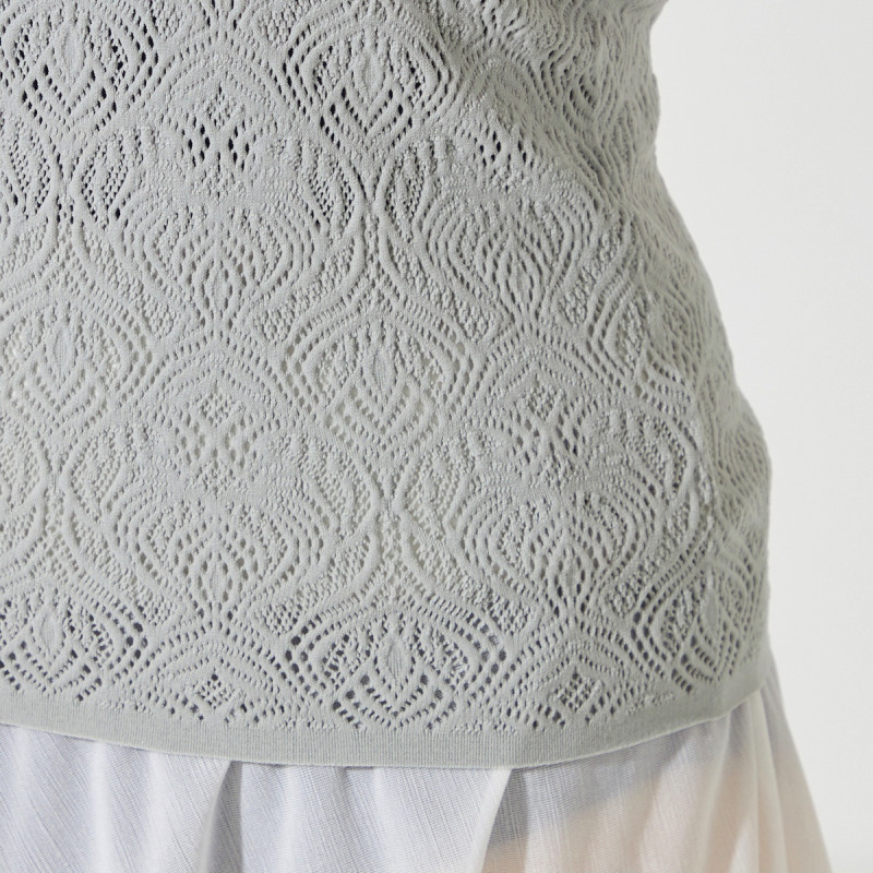 【新品】チャコット　ノーソーイングニット　2way Ｖネック ノーソーイングニット】イージーフィット2wayニットトップ 商品ページ