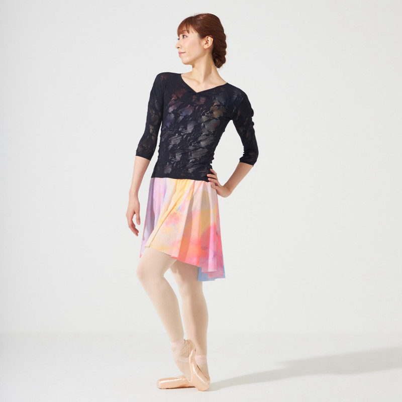 ノーソーイングニット】キシリトールシアーレース2Wayトップ 商品