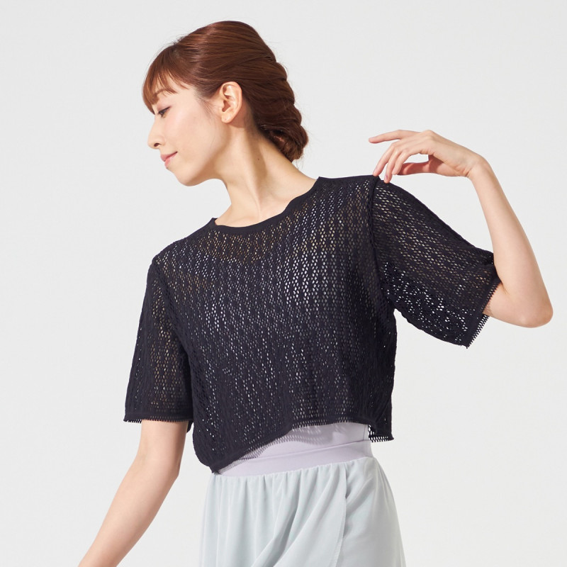 ノーソーイングニット】キシリトールショート丈トップ 商品ページ