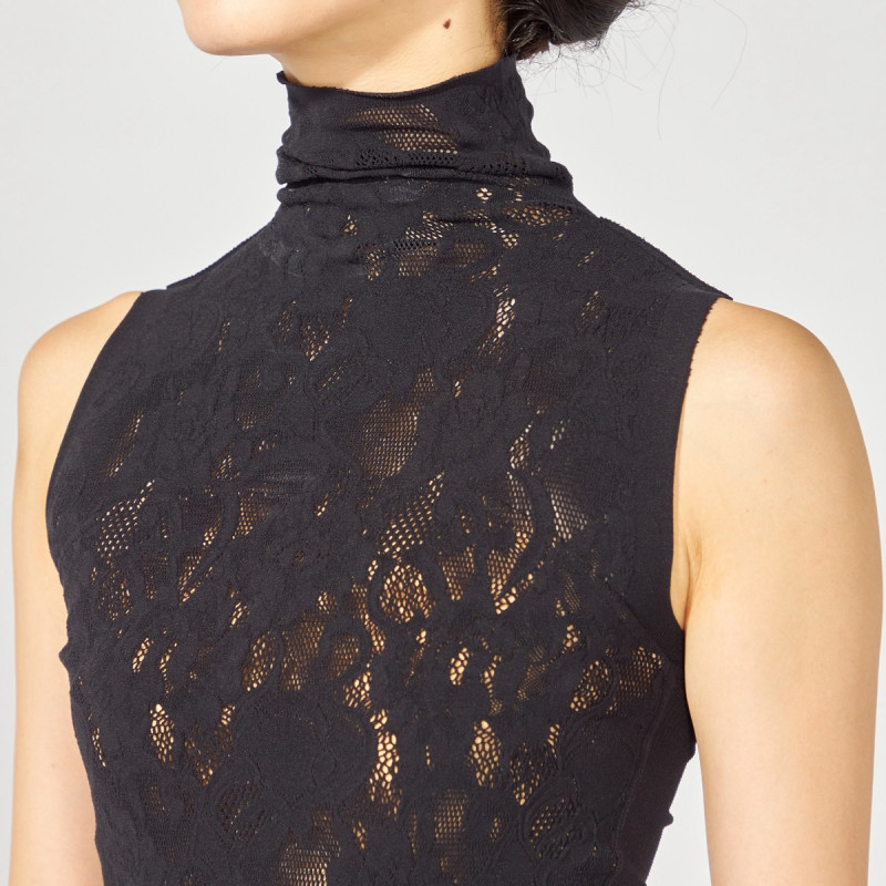 お値下げ　チャコット　カップ付きノーソーイングニット　ハイネック ノーソーイングニット】カップ付きハイネックトップ 商品ページ