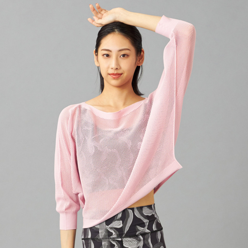 新品 チャコット ノーソーイングメッシュニット メッシュ トップス M 新品 チャコット ノーソーイングメッシュニット メッシュ トップス M