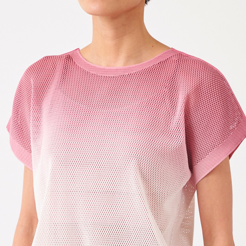 ☆グラデーションメッシュニットTシャツ 商品ページ | チャコット