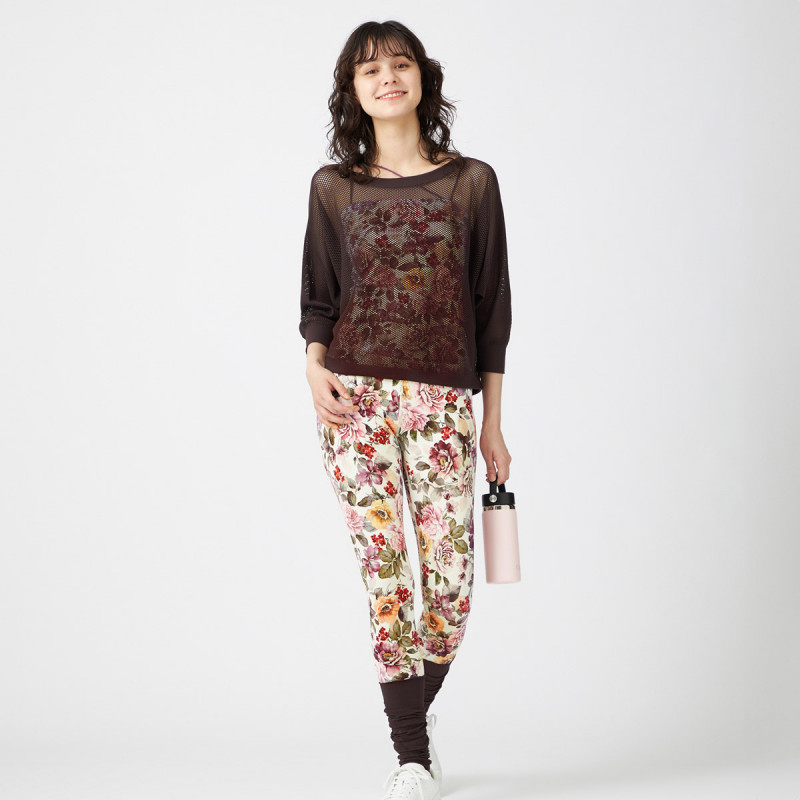 ノーソーイングニット】7分袖メッシュニットTシャツ 商品ページ