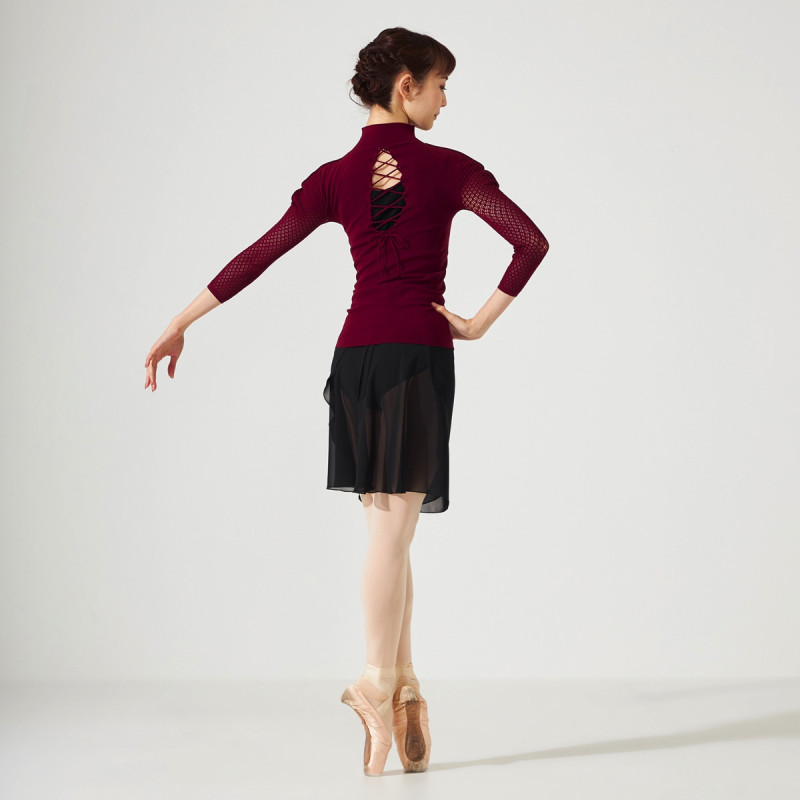 ☆バックレースアップハイネックトップ 商品ページ | チャコット