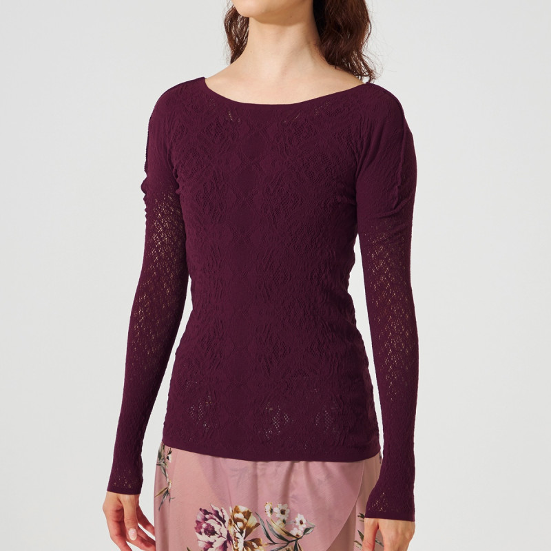 ☆シアー2wayクルーネックニットトップ 商品ページ | チャコット