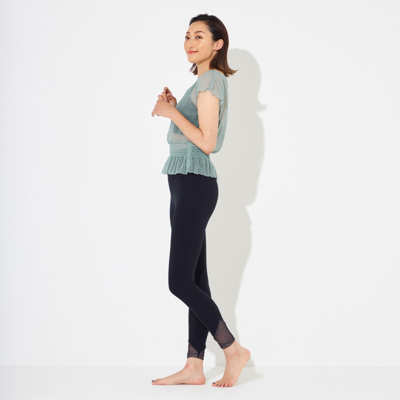 ☆アンクルレースレギンス 商品ページ | チャコットオンラインショップ