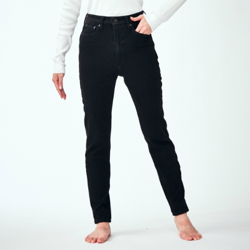 チャコット バレエスキニー デニム L ブラック Ballet skinny Chacott