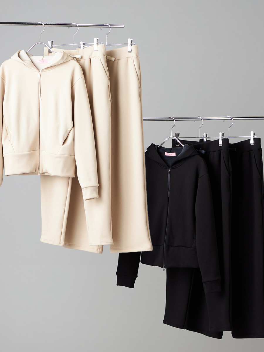 裏起毛フーデットジャケット