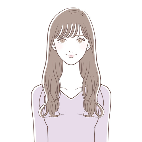 胸あたりまでの長さ