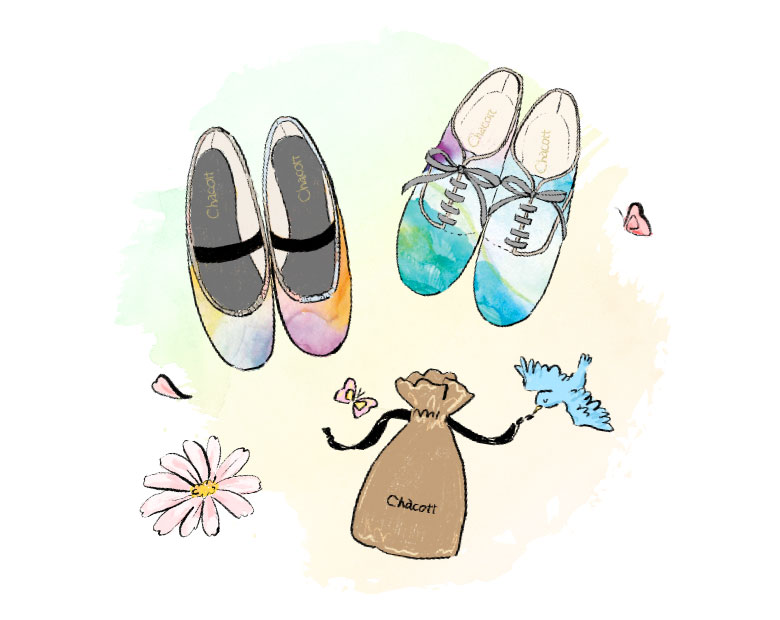 COMPACT BALLET SHOES・ SHOE RACE SHOES
