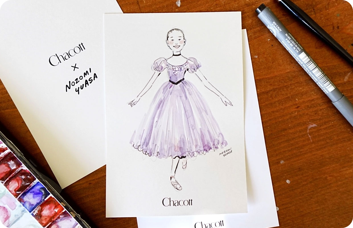 湯浅望さんが目の前で描き上げる！6組さま限定の似顔絵イベント