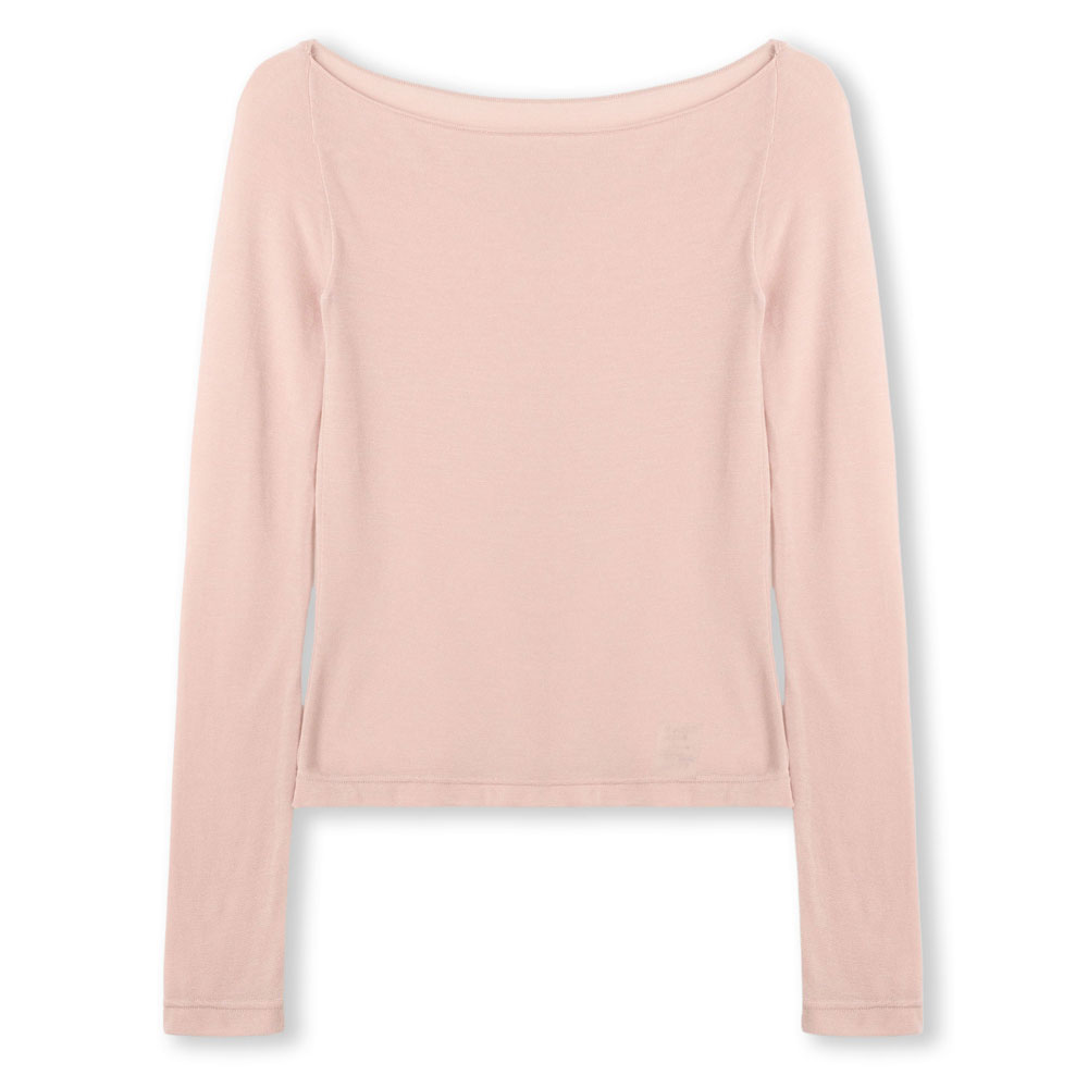 ボートネックトップ（サーモギア®糸使用）