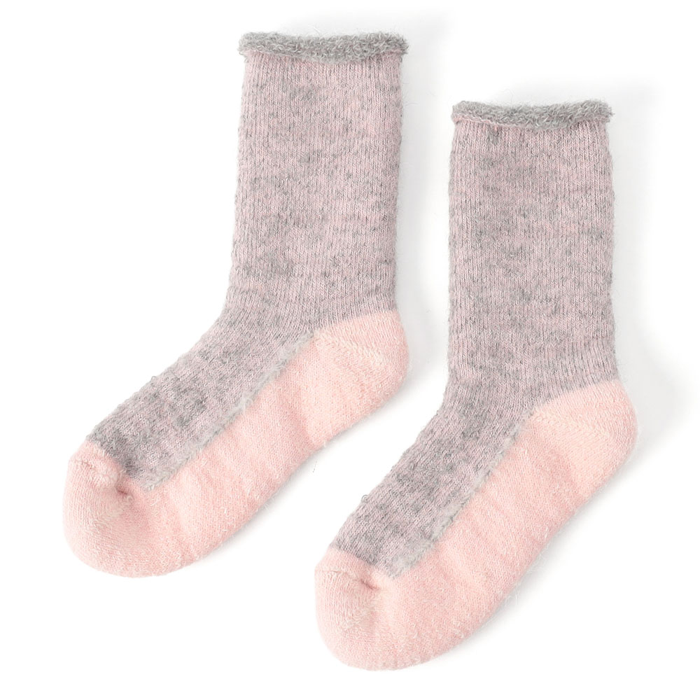 ふわふわオーバーソックス（アルパカ糸使用）