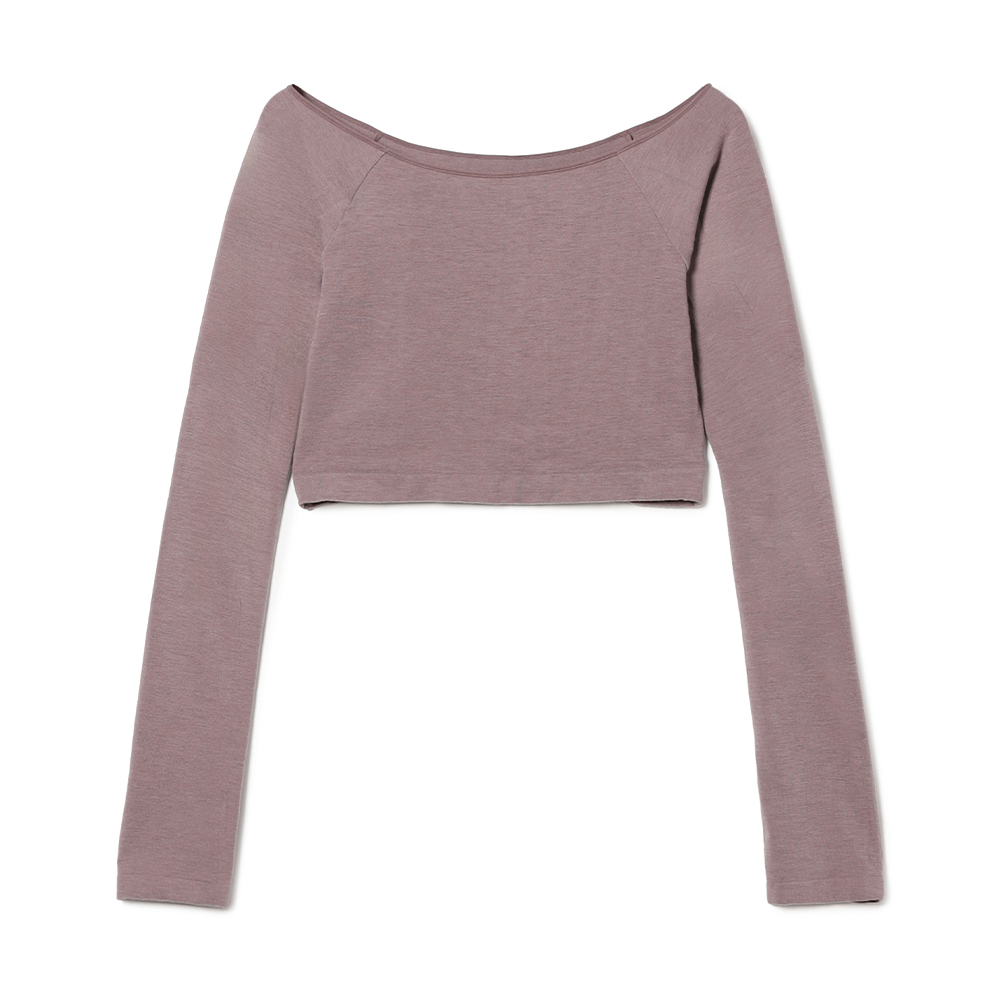 ラウンドネック・ショートトップ（サーモギア糸使用）