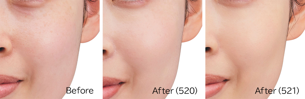 光を味方につけたソフトフォーカス機能。