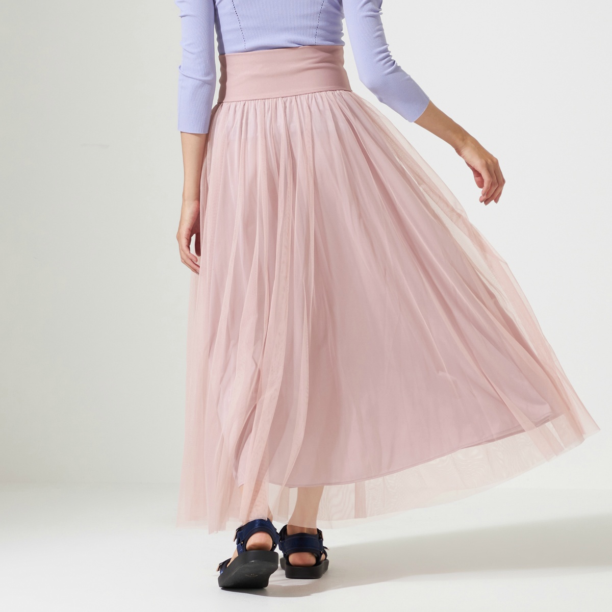 No.3208 美品 チャコット 日本製 ピンク チュール スカート