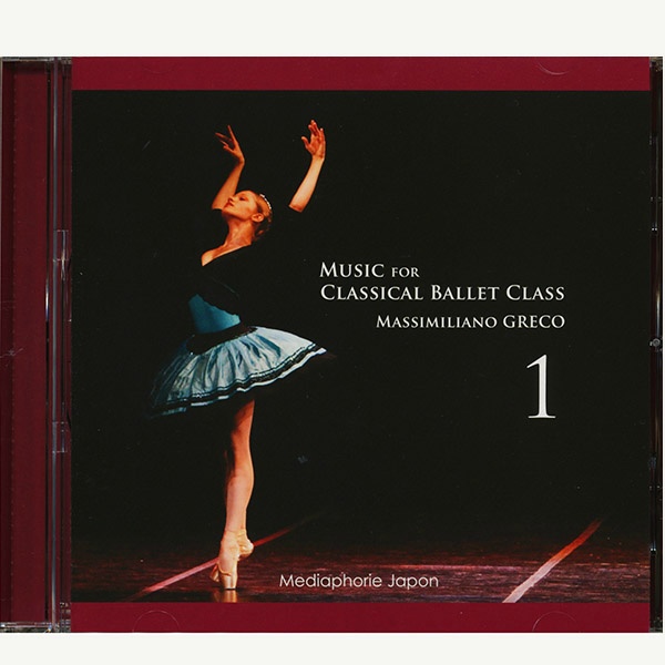 【CD】マッシミリアーノ・グレコ「Music for Classical Ballet Class 1」[MG01]